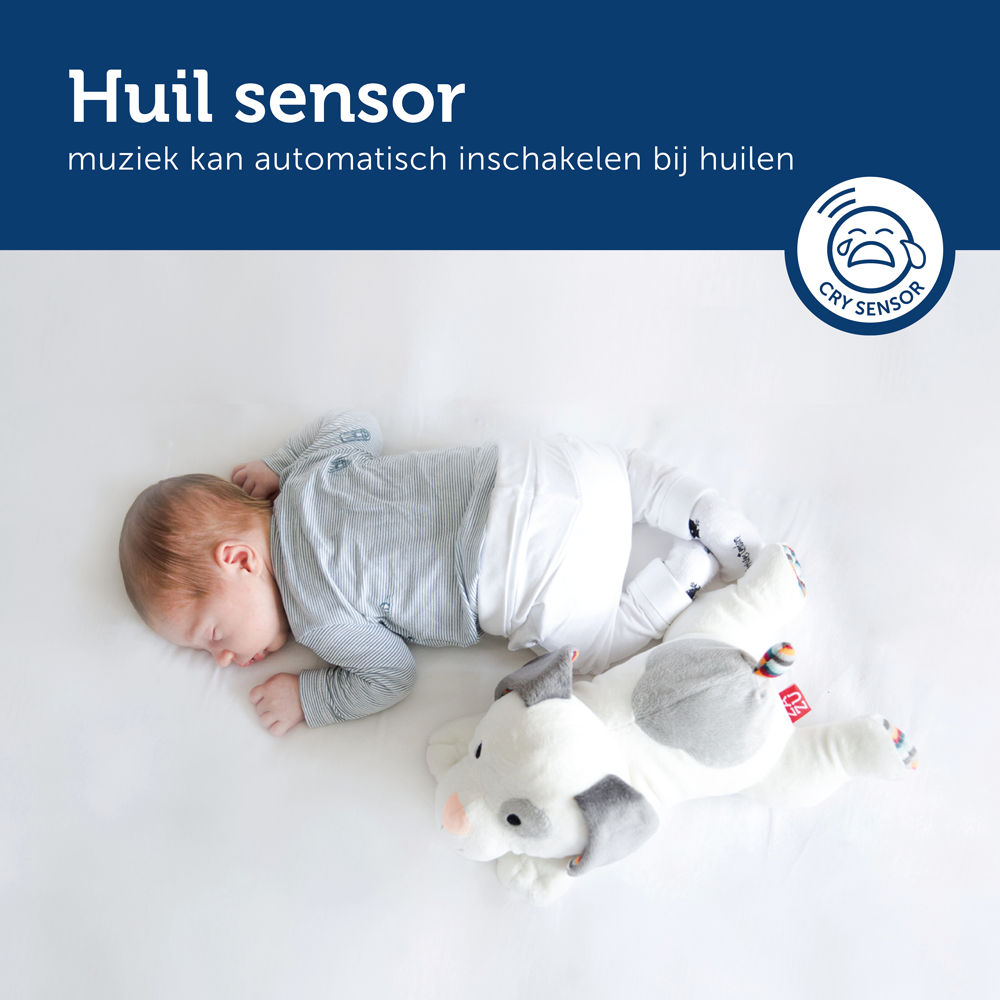 Knuffel Zazu Heartbeat Dex Hondje huil sensor