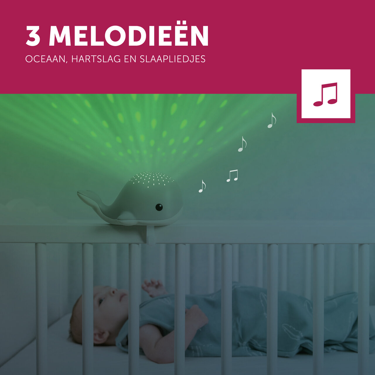 Baby Zazu lichtprojector Wally met muziek 3 melodieen