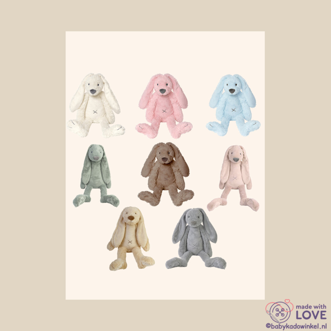 kleur mogelijkheden knuffel rabbit richie