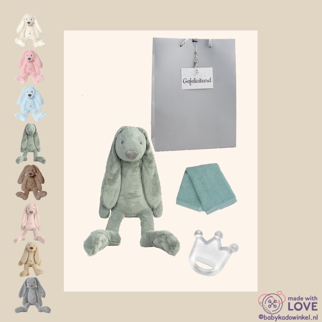 Knuffel Rabbit Richie Babycadeau