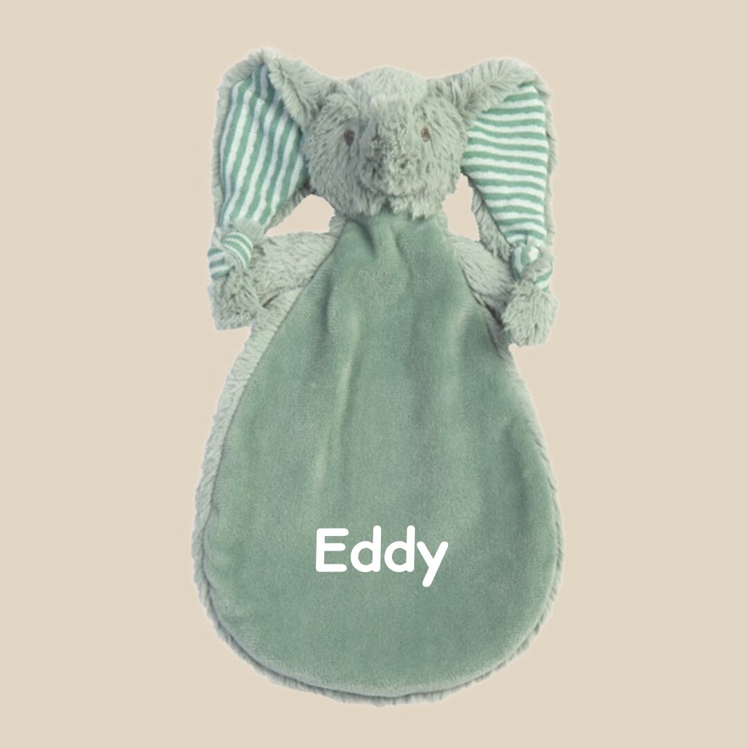 Knuffeldoekje Elephant Eddy Kraamcadeau met naam