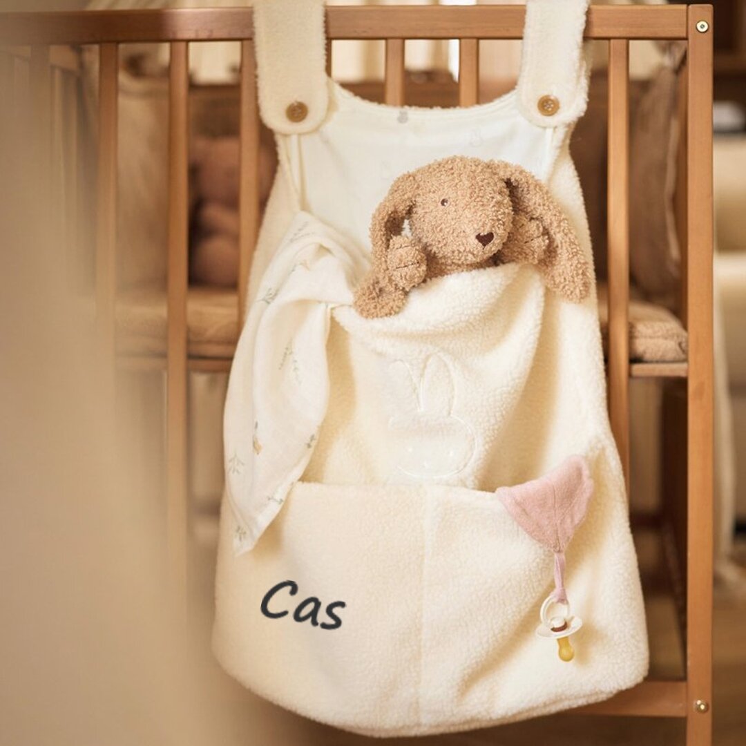 Boxopbergzak Jollein Teddy Nijntje Ivory met naam