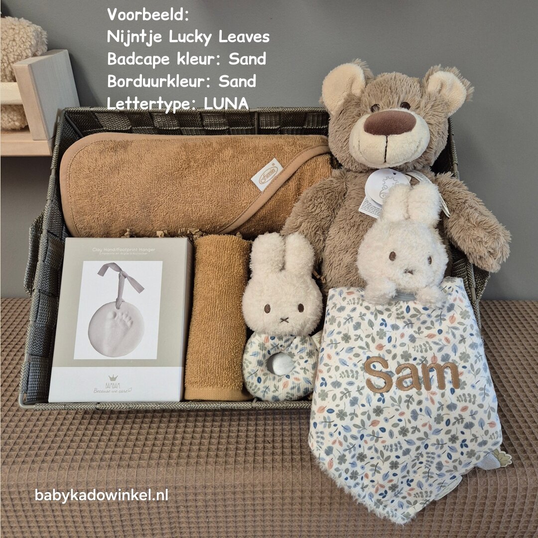 Babymand XXL Kraamcadeau nijntje met naam