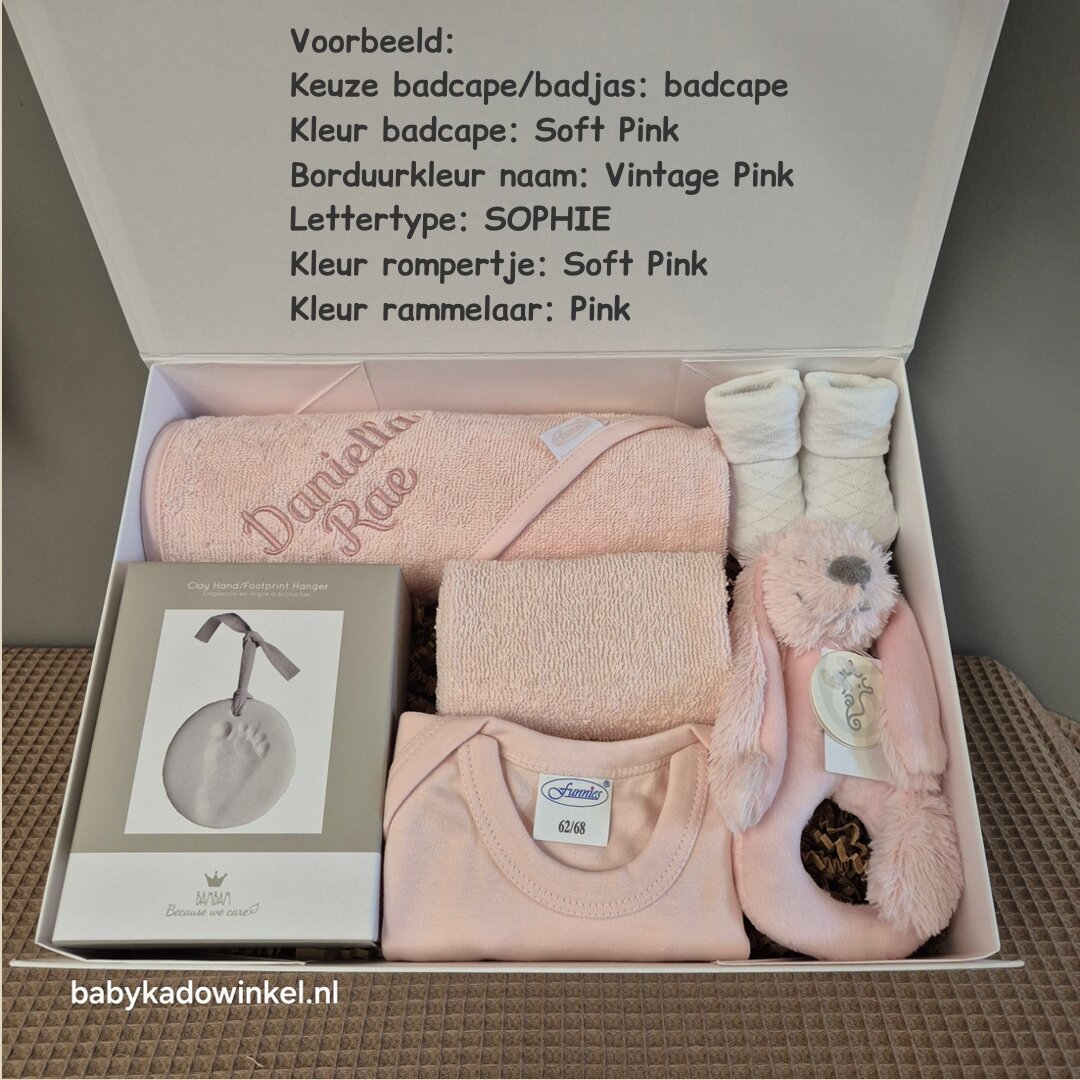Babygeschenk kraamcadeau met naam