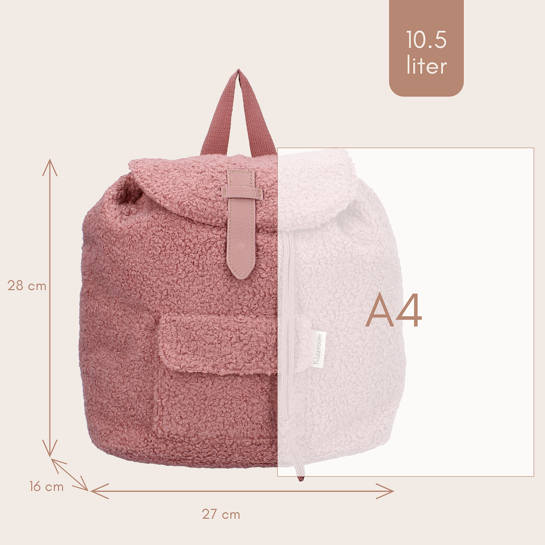 Rugtas babycadeauset Soft Whispers Rugzak Pink