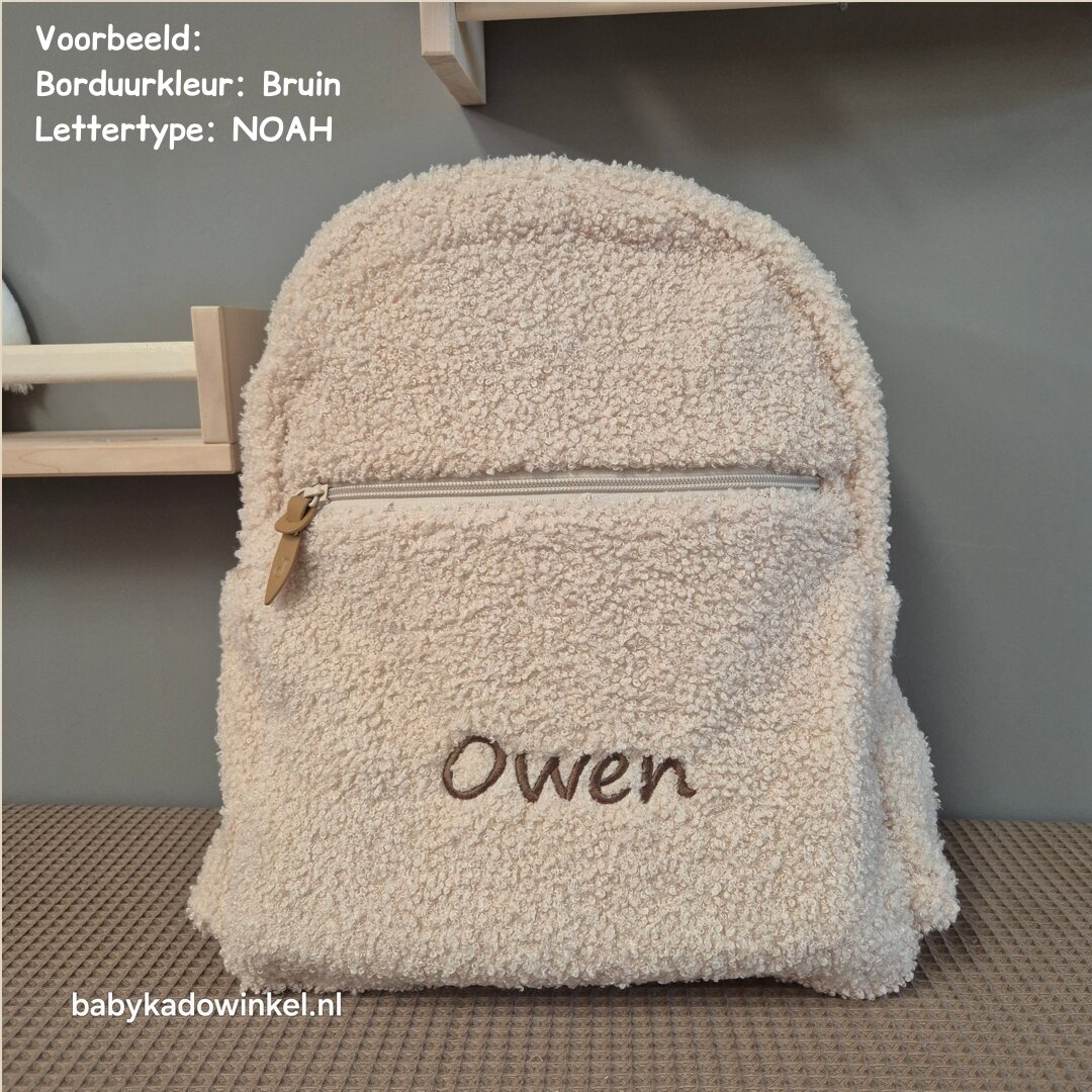 Jollein Luiertas Rugzak Boucle - Naturel
