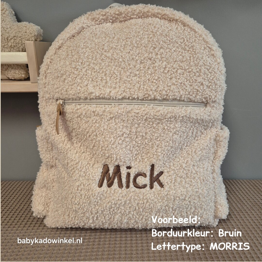 Jollein Babycadeauset Luiertas Rugzak Boucle - Naturel