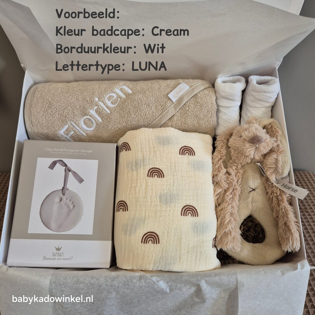 Babygeschenk kraamcadeau met naam