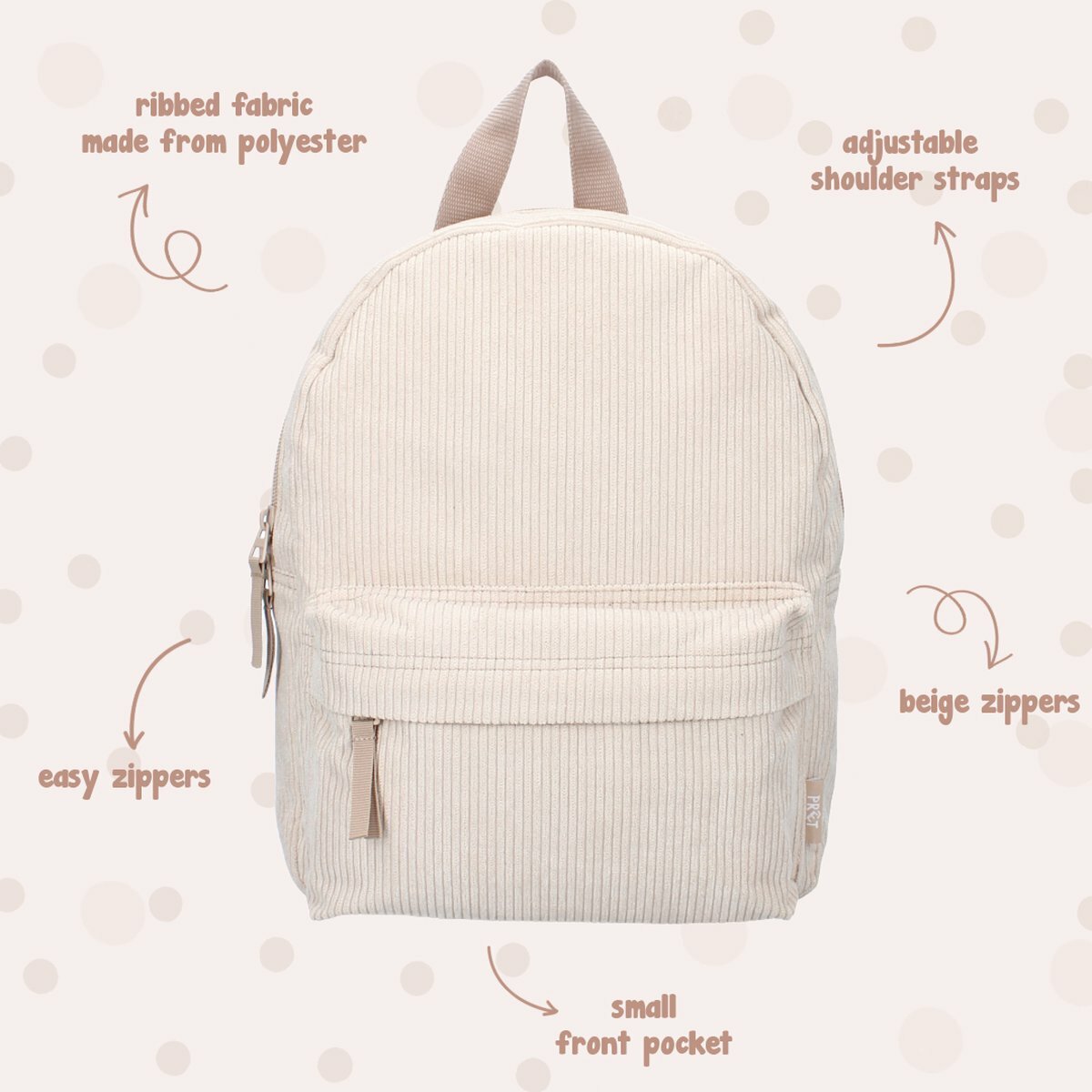 Rugtas Run Around rib Cream details 1