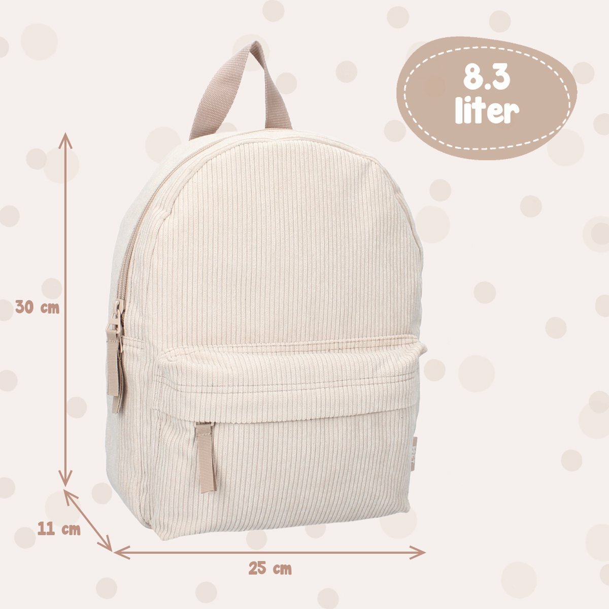 Rugtas Run Around rib Cream details2