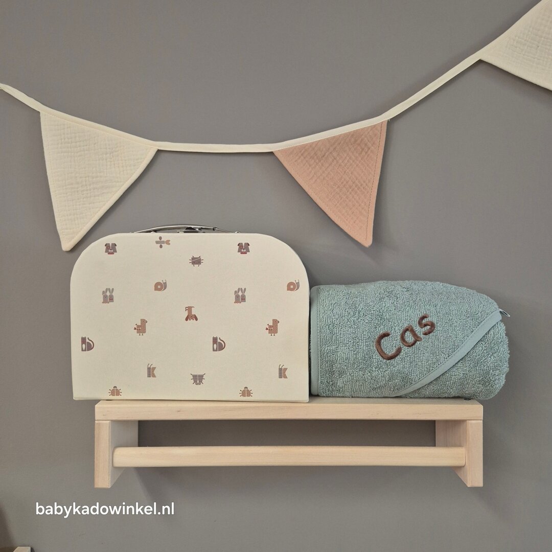 Koffertje Jollein Animal Friends met badape Cas