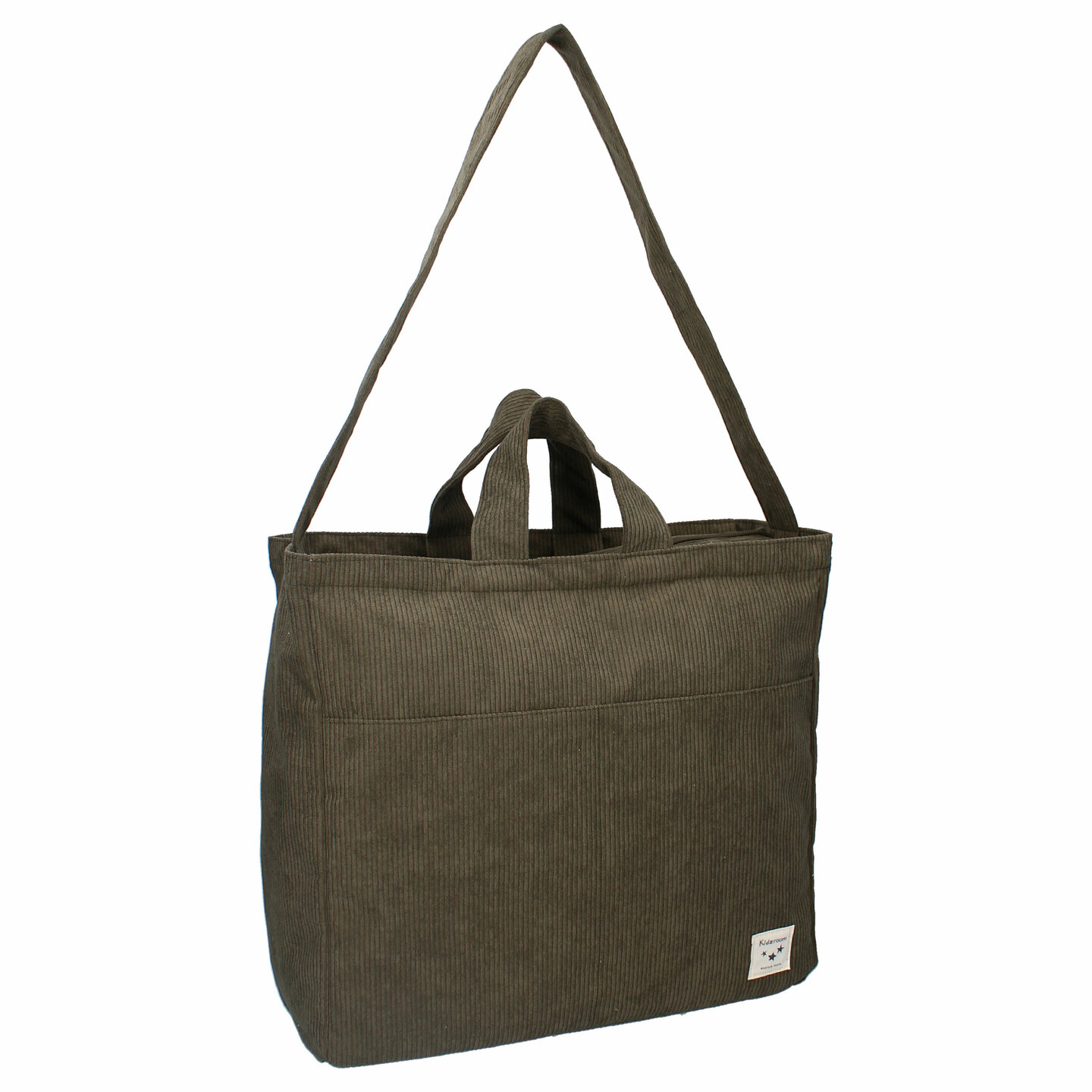 Luiertas Kidzroom rib Green detail1