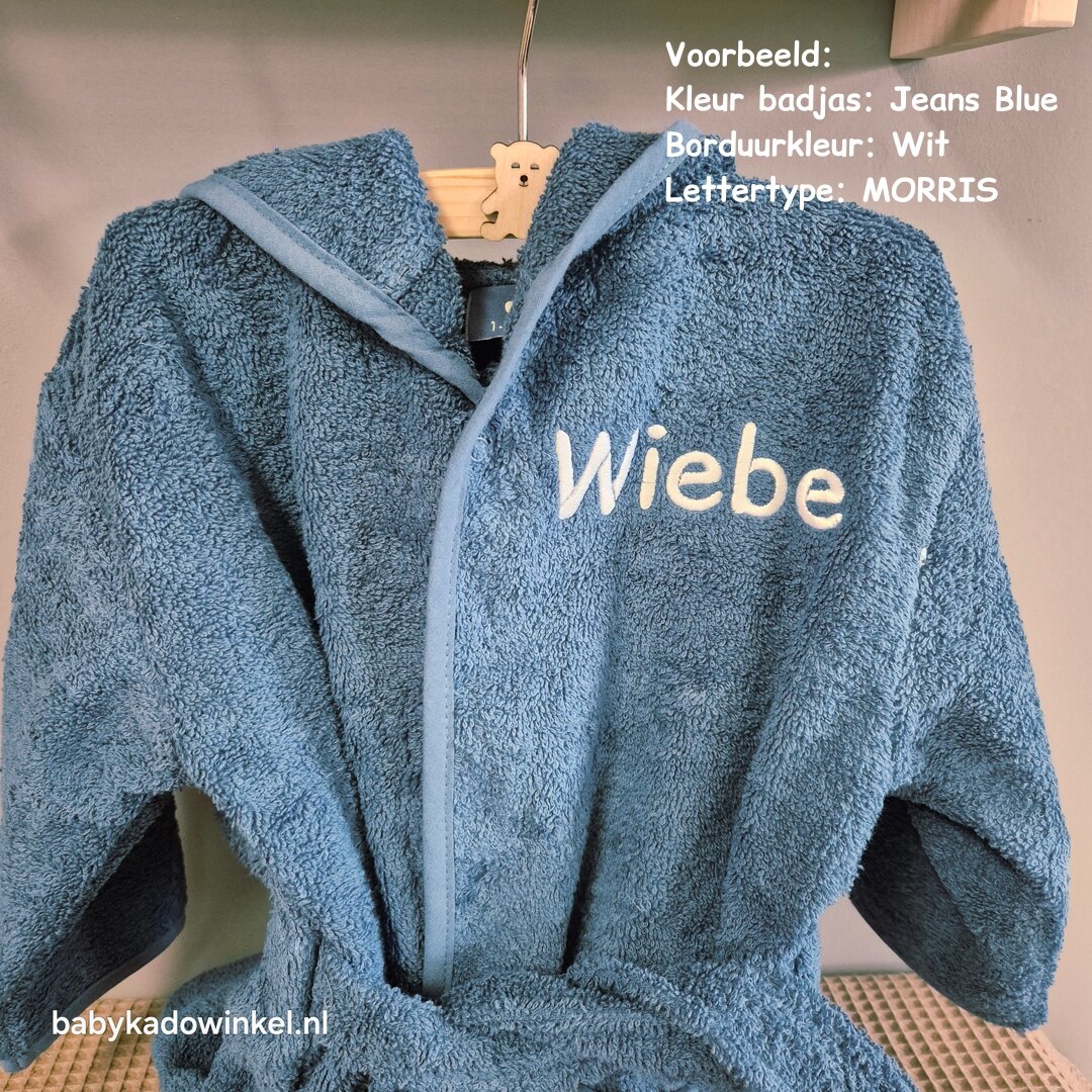 Badjas Jollein Jeans Blue Wiebe