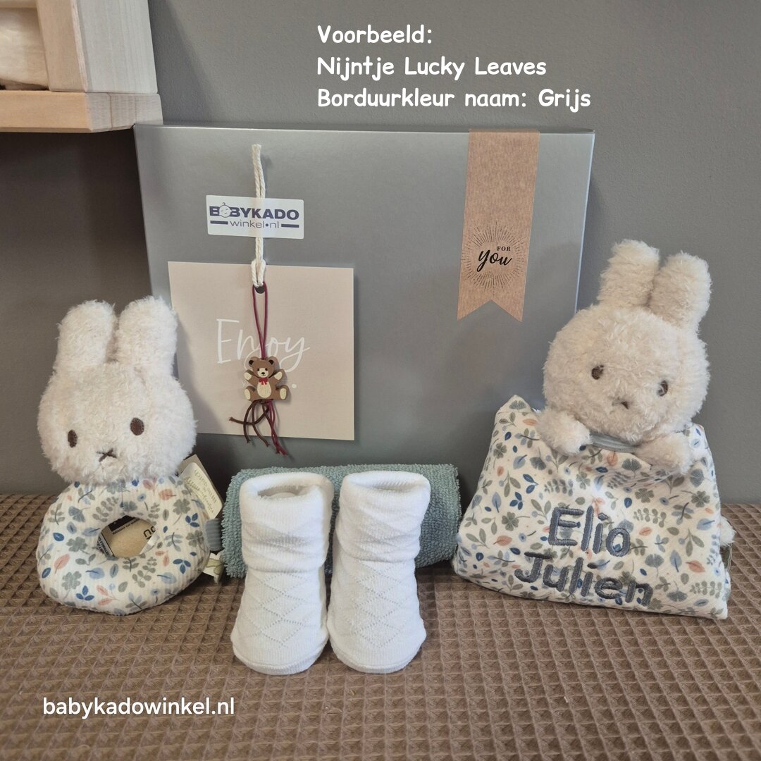 Voorbeeld met nijntje lucky leaves