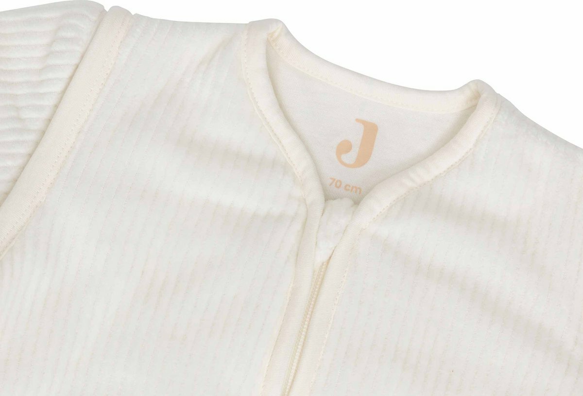 Jollein slaapzak rond rib 70 cm ivory detail3