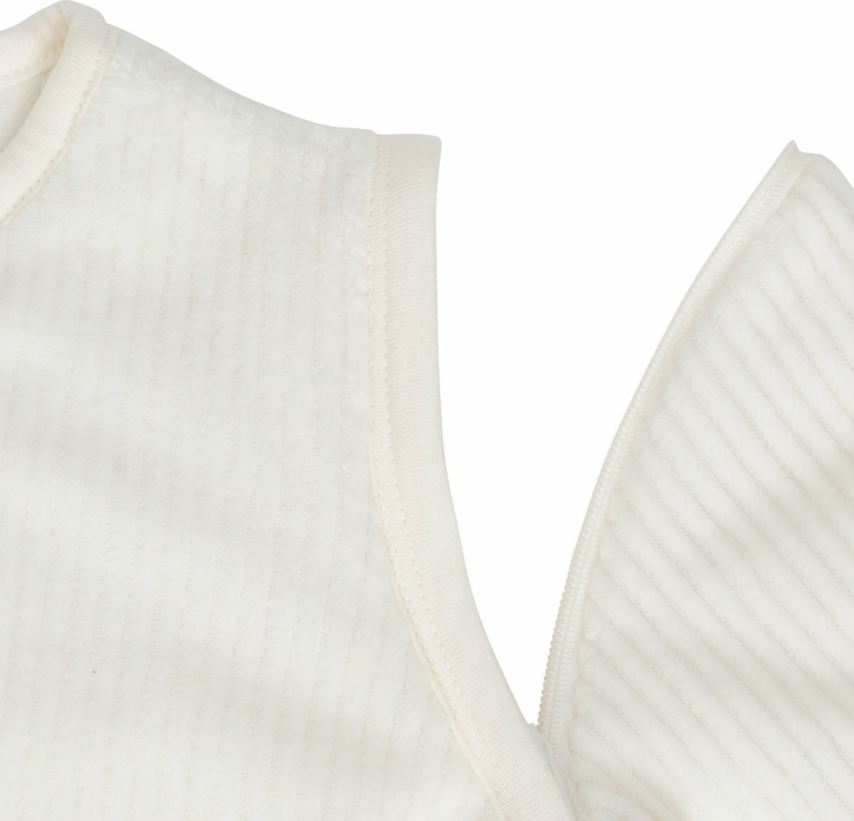 Jollein slaapzak rond rib 70 cm ivory detail4