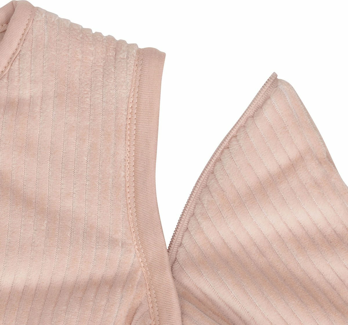 Jollein slaapzak rond rib 70 cm wild rose detail4