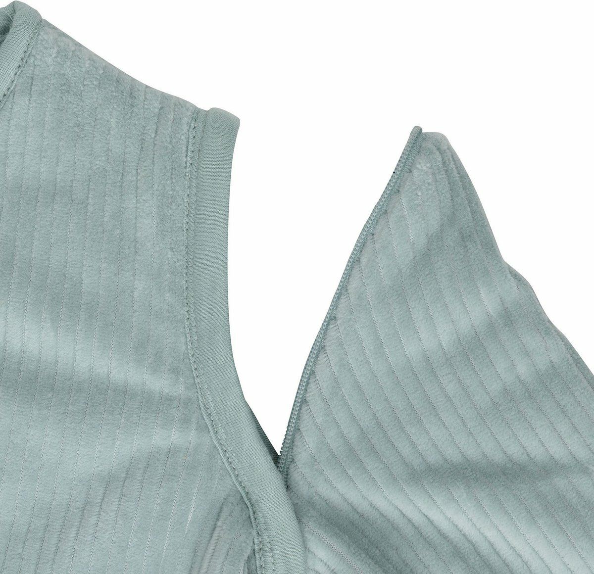 Jollein slaapzak rond rib 70 cm sea green detail4