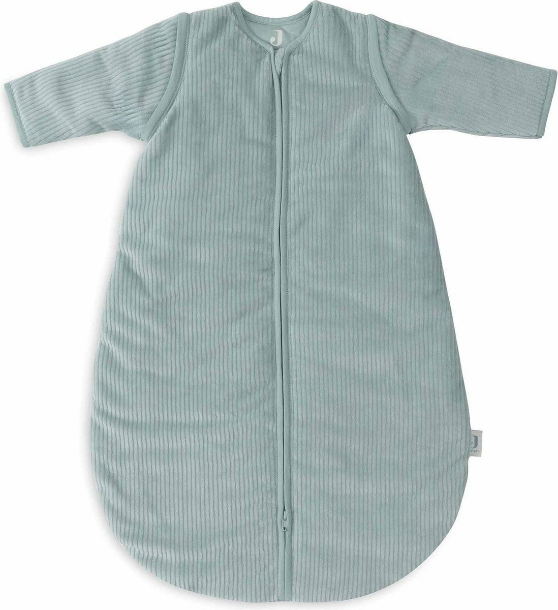 Jollein slaapzak rond rib 70 cm sea green detail1