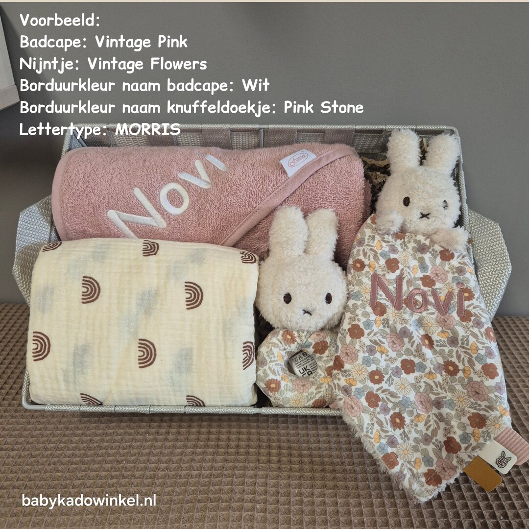 Babymand met Nijntje Vintage Flowers Novi