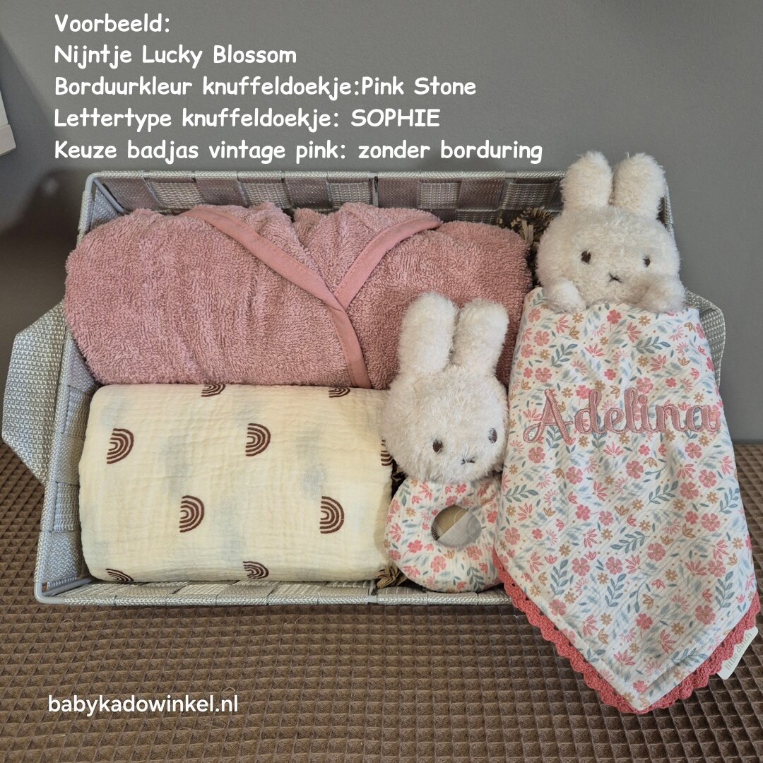 Babymand met nijntje lucky blossom Adelina