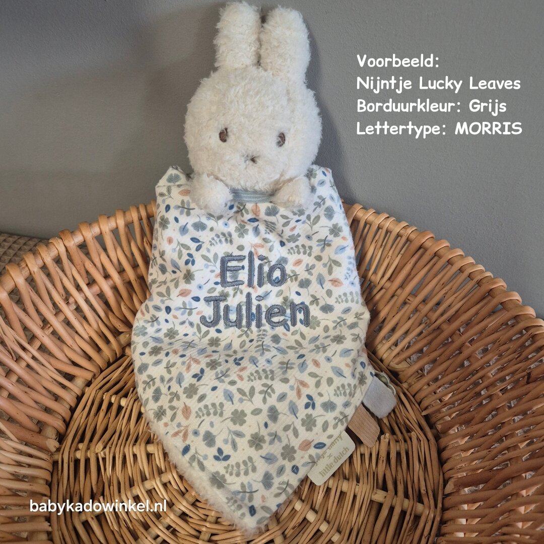 Nijntje Lucky Leaves Knuffeldoekje Elio Julien