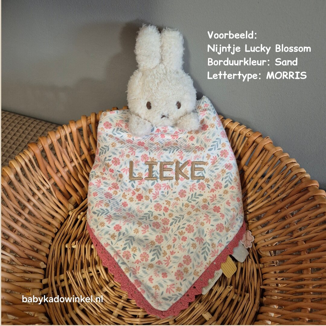 Knuffeldoekje nijntje lucky blossom Lieke