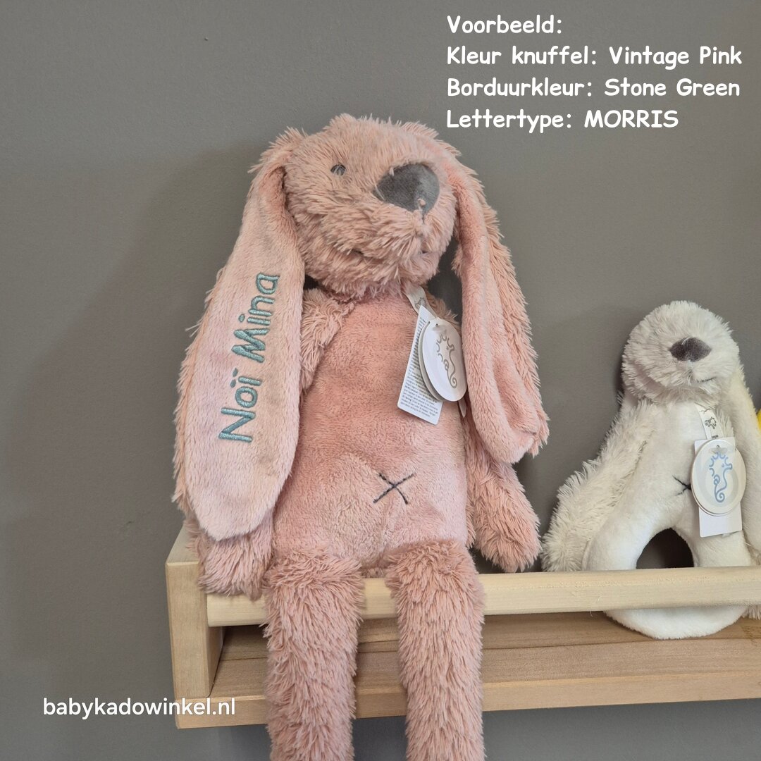 Knuffel Rabbit Richie Vintage Pink Noi Mina