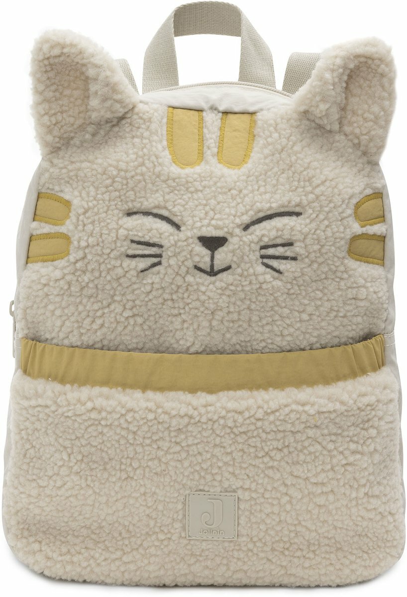 Rugzak Jollein Animal Friends Charlie Cat detail1
