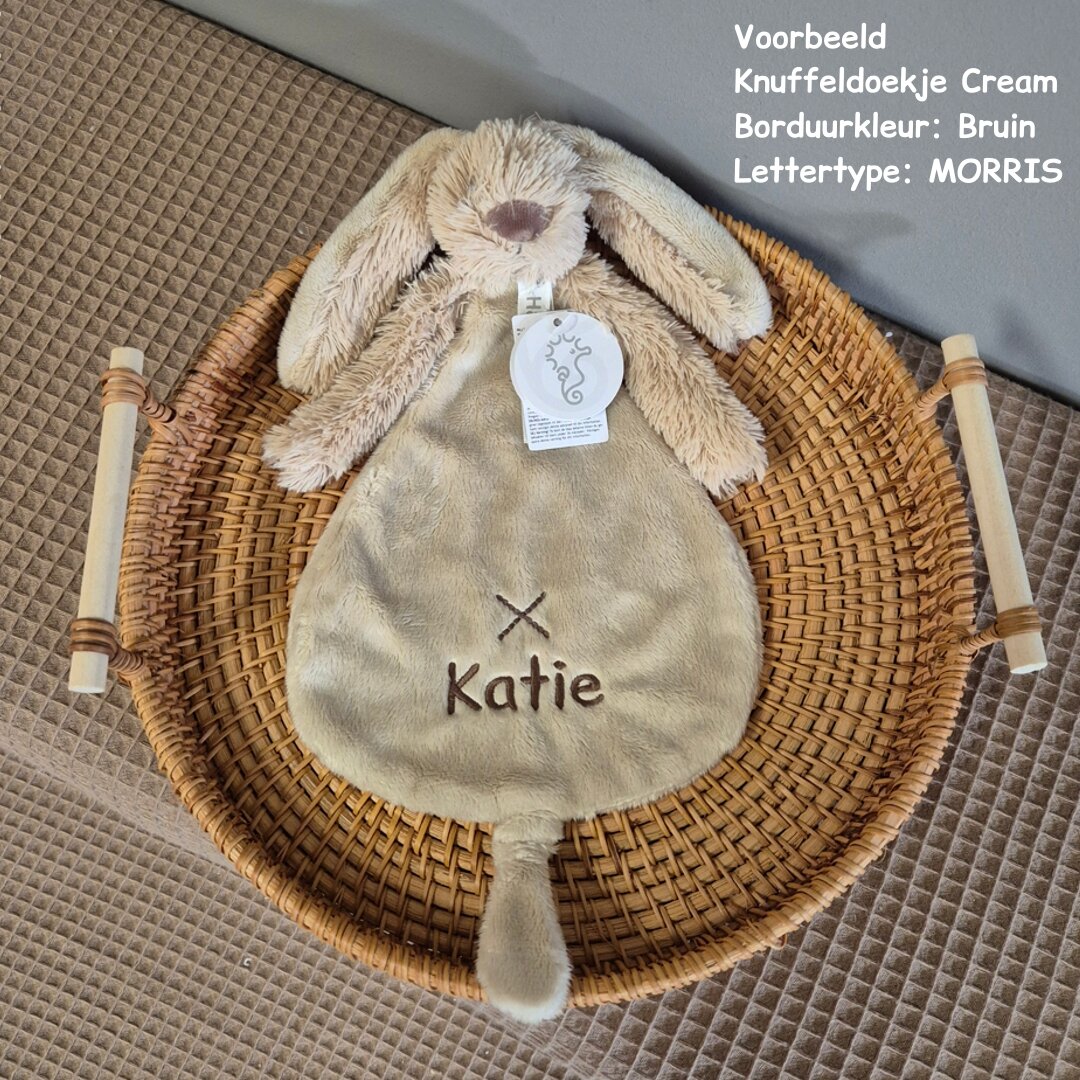 Knuffeldoekje Rabbit Richie Cream Katie
