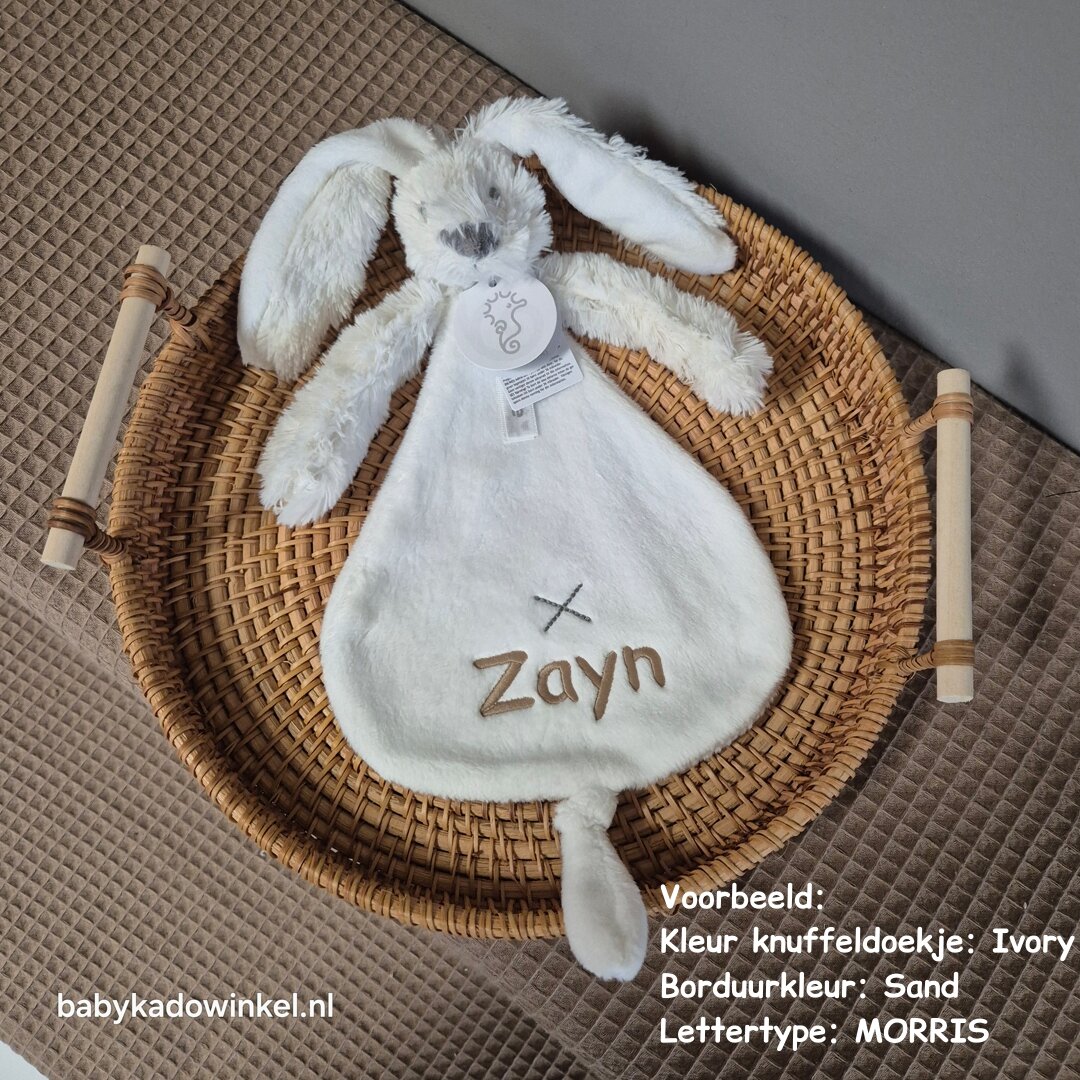 Knuffeldoekje Rabbit Richie Ivory Zayn