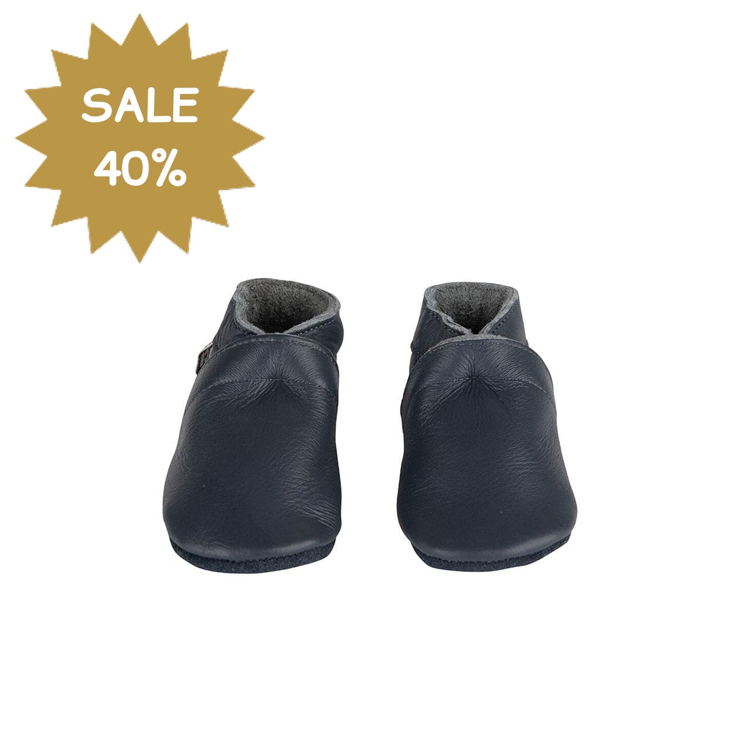 Baby Dutch babyslofjes Effen Blauw XS