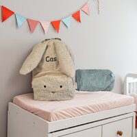 Rugtas Babycadeauset Kidzroom Rugzak Comfort Friends Beige met naam