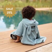 Badponcho konijnenoortjes