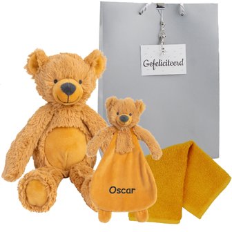 Knuffelset Happy Horse Bear Bradley met naam