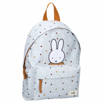 Rugtas Nijntje Miffy Forever grey voorkant