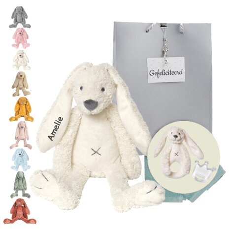Knuffel Rabbit Richie met naam