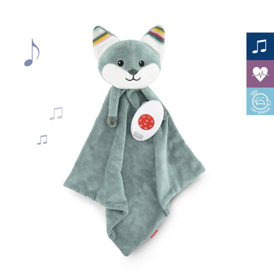 Knuffeldoekje Heartbeat Vos Felix Kraamcadeau met naam