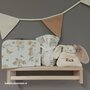 Koffertje Dreamy Mouse S met knuffeldoekje met naam