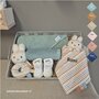 Babymand Kraamcadeau nijntje Vintage Stripes met naam