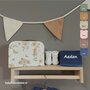 Koffertje Dreamy Mouse S met slab met naam en sokjes