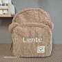 Rugzak Porto Beary Excited Beige met naam