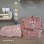 Rugtas babycadeauset Soft Whispers Pink