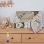 Babymand Kraamcadeau nijntje Vintage Stripes met naam