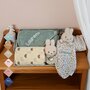 Babymand Kraamcadeau nijntje Vintage Stripes met naam