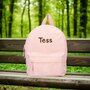 Rugzak rib Pink tess