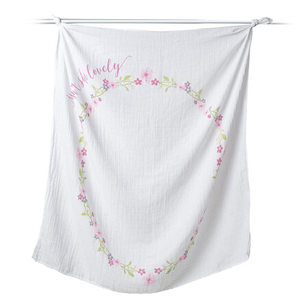 Lulujo Baby's First Year Swaddle & Cards - Isn't she lovely