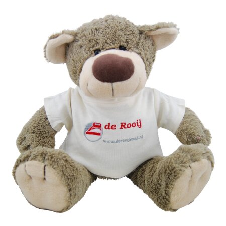Knuffel Bear Bella met logo