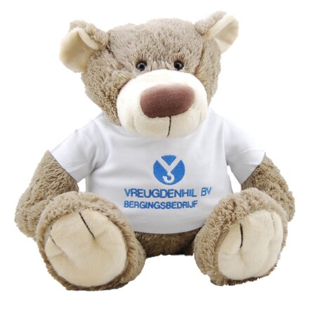 Knuffel Bear Bella met logo