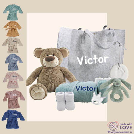 Babytas Kraamcadeau met naam